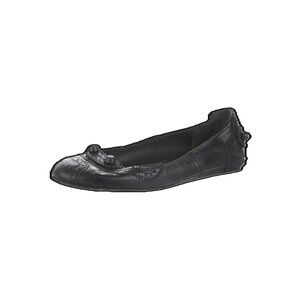Balenciaga City Arena Studded Ballet Flats in Black Leather - Size IT 37.5